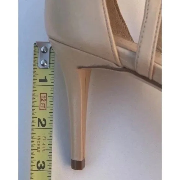 Michael Michael Kors Women's Kami Nude Espadrille Wedges Sandals Size 8 M A013A