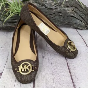 Michael Kors Fulton Studded Logo Moccasin Flats