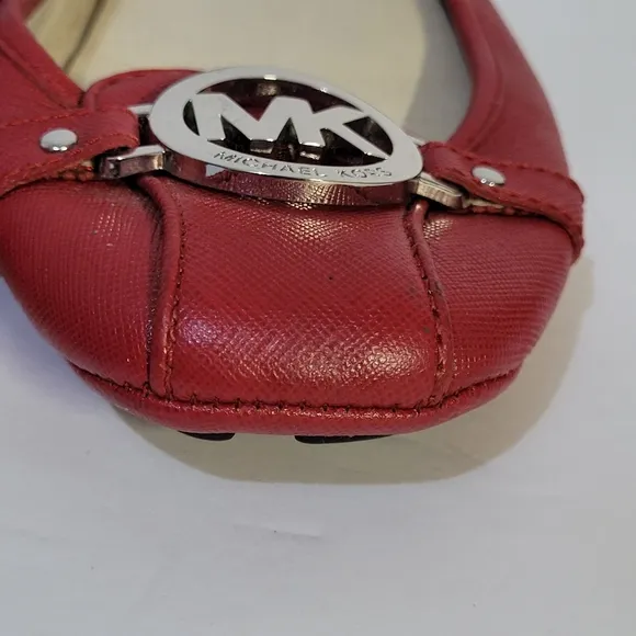 Micheal Kors Leather Fulton Flats Size 9