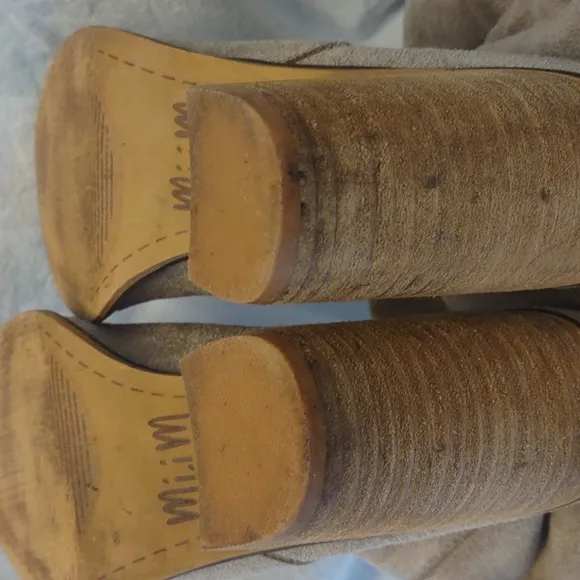 Mi.iM Tall (knee high) Fashion Heeled Boots Size 8.5
