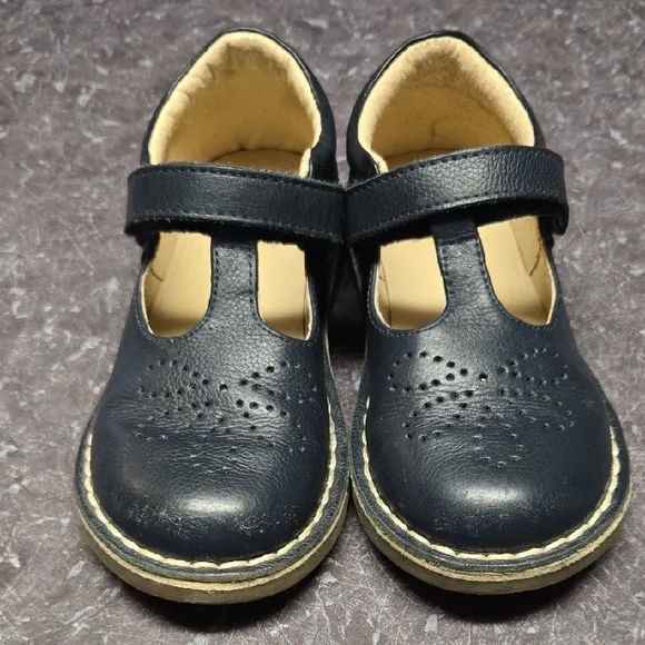 Mini Boden T-bar Flats Navy 30 Or 12.5