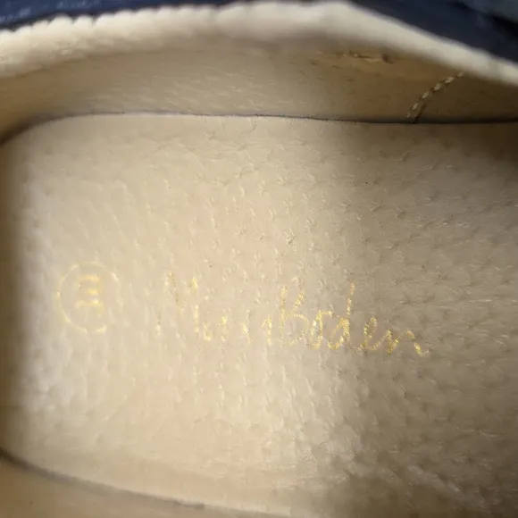 Mini Boden T-bar Flats Navy 30 Or 12.5