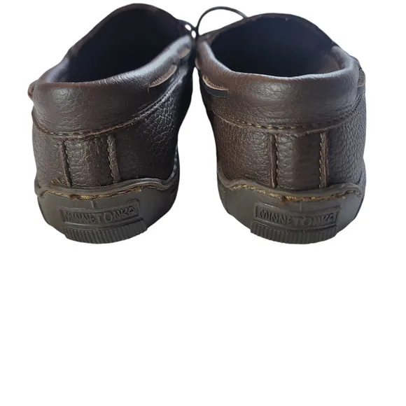 Minnetonka 892 MOOSEHIDE CLASSIC Brown Moccasins Women's Size 8.5