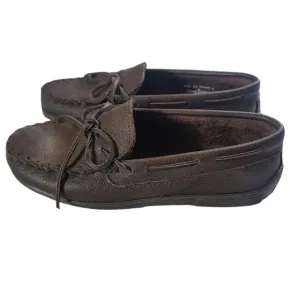 Minnetonka 892 MOOSEHIDE CLASSIC Brown Moccasins Women's Size 8.5