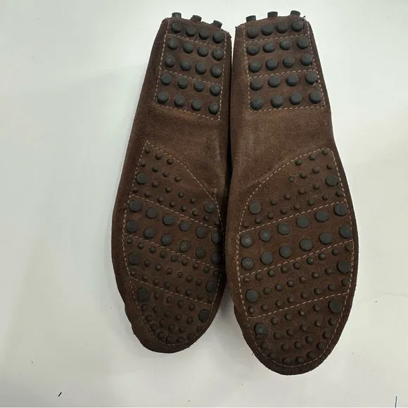 Minnetonka Classic Driver Moccasin Size 10.5 Brown Suede