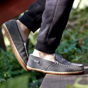 Minnetonka Grey Tilden Moccasins Size 9