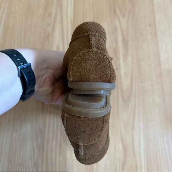 Minnetonka Kilty hardsole size 10 dusty brown new without box moccasins