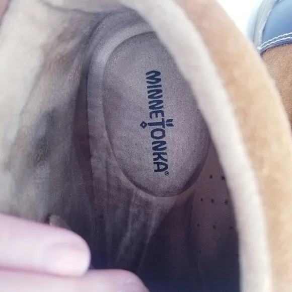 Minnetonka Leather Suede Chukka Boot Moccasins size 10.5
