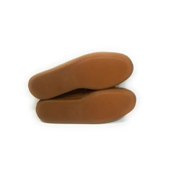 Minnetonka Mens Piled Lined Hardsole Classic Suede Moccasins Size 10