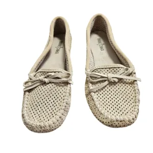 Minnetonka Moccasins Perforated Leather Ballet Flats Loafers
