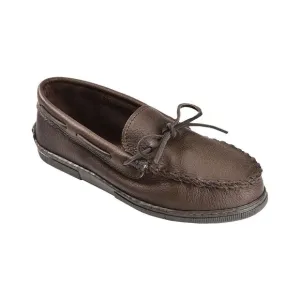 MINNETONKA MOOSEHIDE CLASSIC MOCCASINS Men's Size 13 Chocolate