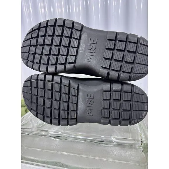 Mise Women’s The Chelsea Boot Black Size 8-8.5 Culinary Waterproof Outdoor