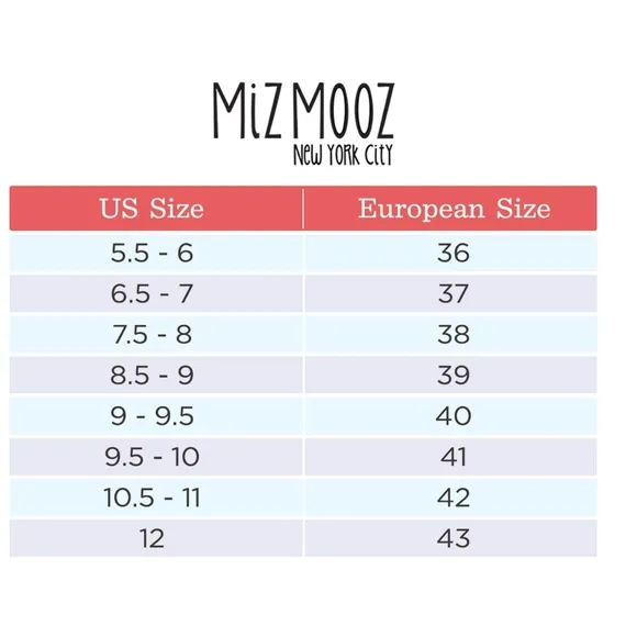 Miz Mooz leather woven flats Kris Marine size 41