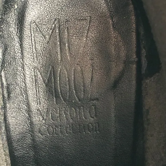Miz Mooz Women's Size 41 (9.5-10) Evelyn Grey Waxed Suede Steampunk Ankle Boots