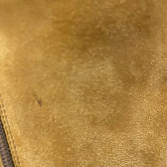 Moda Spana mustard yellow women’s 3” inch heeled boots size 6M.