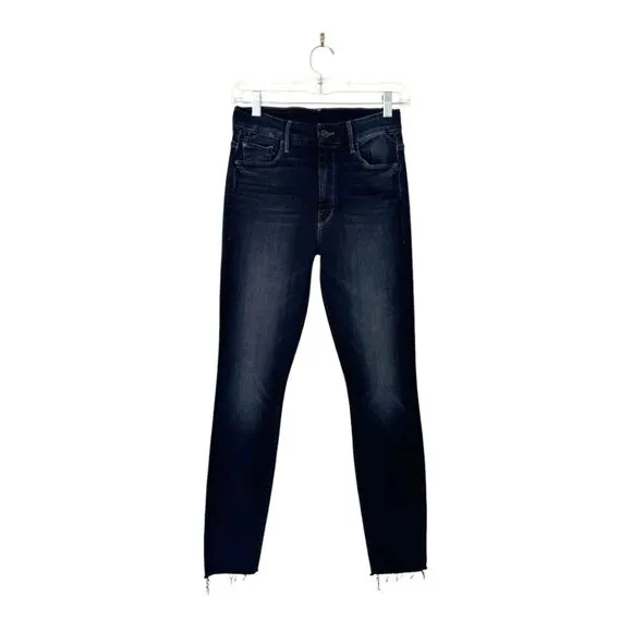 MOTHER Denim High Waisted The Looker Ankle Fray in Last Call Size 26