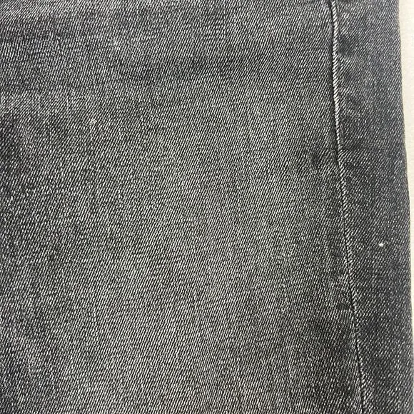 Mother Jeans Women 26 Black The Weekender Fray Night Shadow Raw Hem Mid Rise