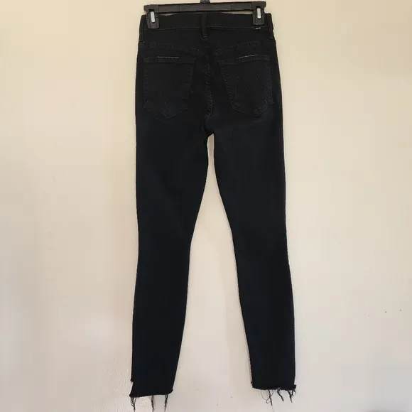 Mother Stunner ankle lenght step fray jean High Rise black Size 26