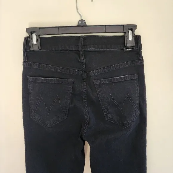 Mother Stunner ankle lenght step fray jean High Rise black Size 26