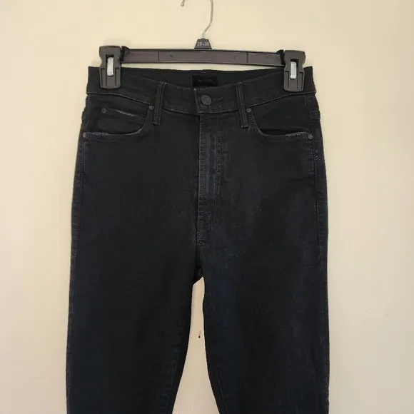 Mother Stunner ankle lenght step fray jean High Rise black Size 26