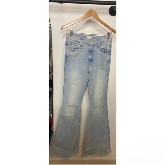 MOTHER The Super Cruiser Flare Jeans Nature of the game