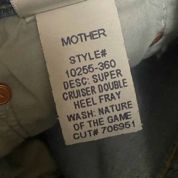 MOTHER The Super Cruiser Flare Jeans Nature of the game