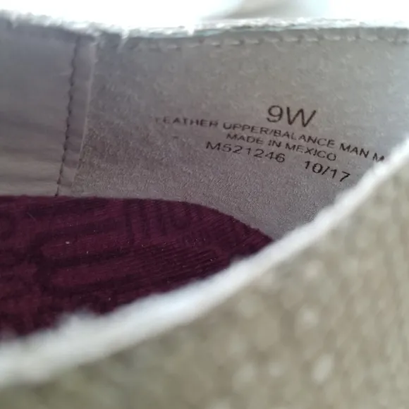 Munro preppy tan ivory leather Durell oxford flats size 9