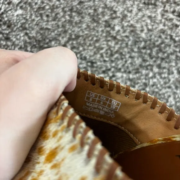 Myra ORANGE WESTERN HAND-TOOLED MULES SIZE 8 NEW IN BAG
