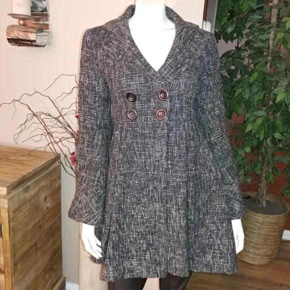 Nanette Lepore Fit &amp; Flare Cocktail Coat