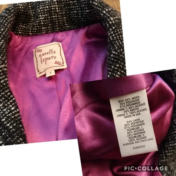 Nanette Lepore Fit &amp; Flare Cocktail Coat