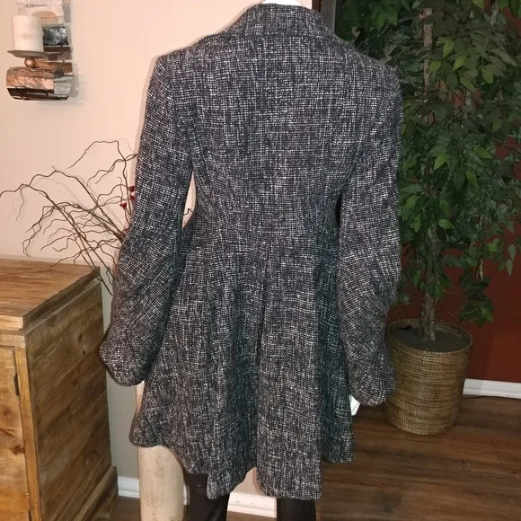 Nanette Lepore Fit &amp; Flare Cocktail Coat