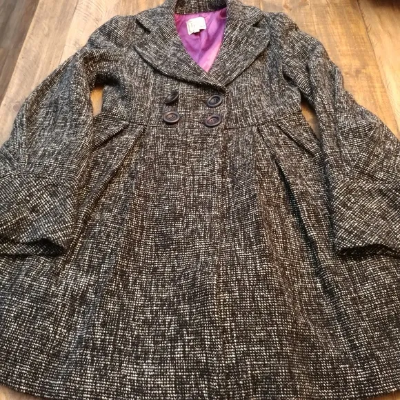Nanette Lepore Fit &amp; Flare Cocktail Coat
