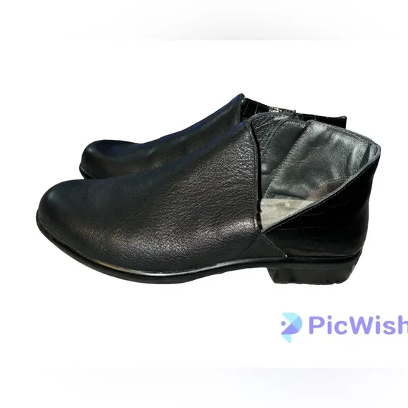 Naot Bayamo bootie, black leather size EU 37