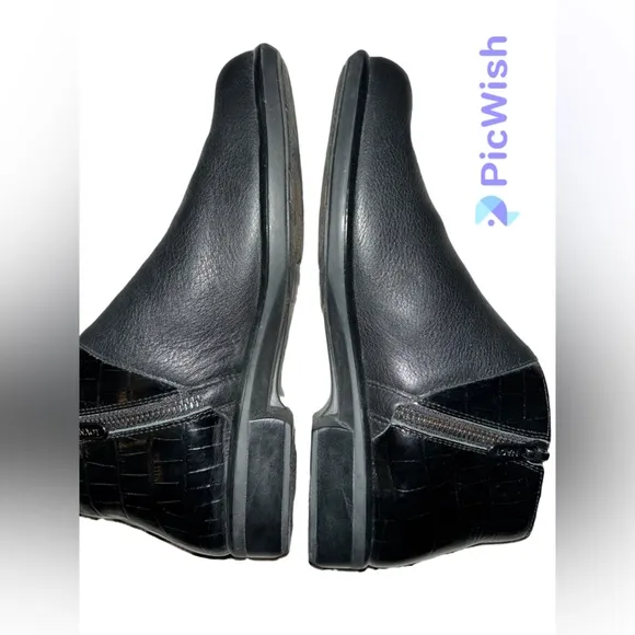Naot Bayamo bootie, black leather size EU 37