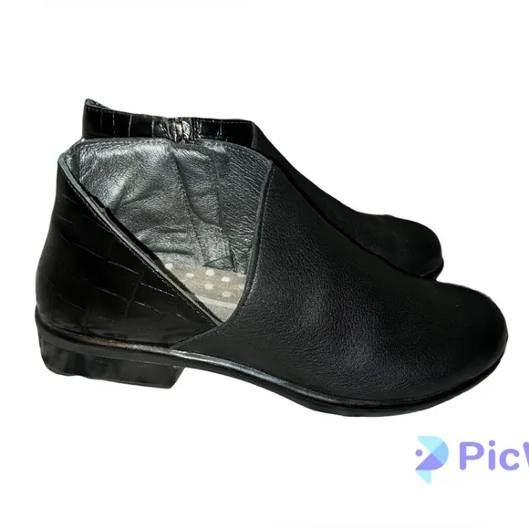 Naot Bayamo bootie, black leather size EU 37
