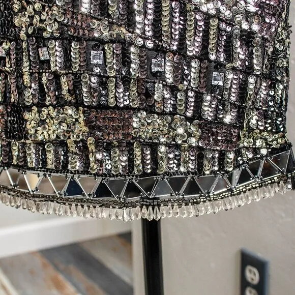 Nasty Gal Premium Hand Embellished Mini Skirt - Size 2 - NWT
