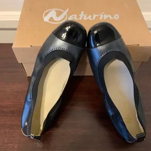 Naturino modena ballerina soft leather flat ballets size 6(EU 36), new 💥