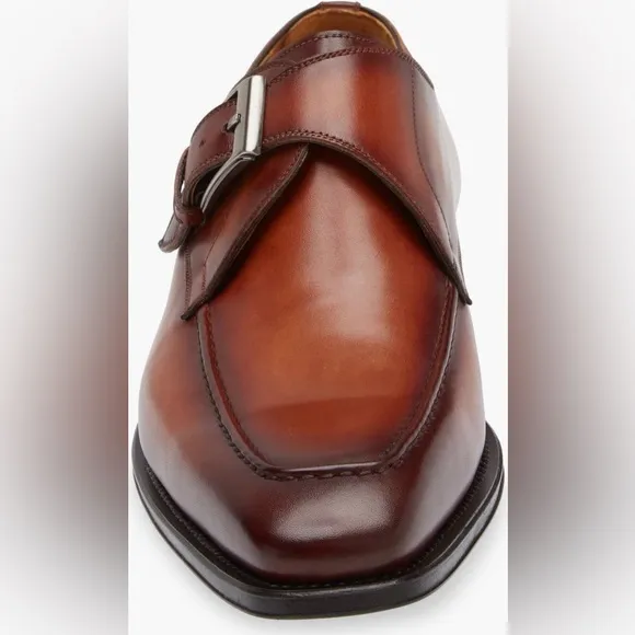 NBW Magnanni Meyer li (Cognac) Monk Strap Dress Shoes