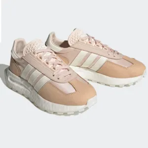 NEW Adidas Retropy E5 leather Gym Shoes Sneakers Size 9.5 Blush Wonder Quartz