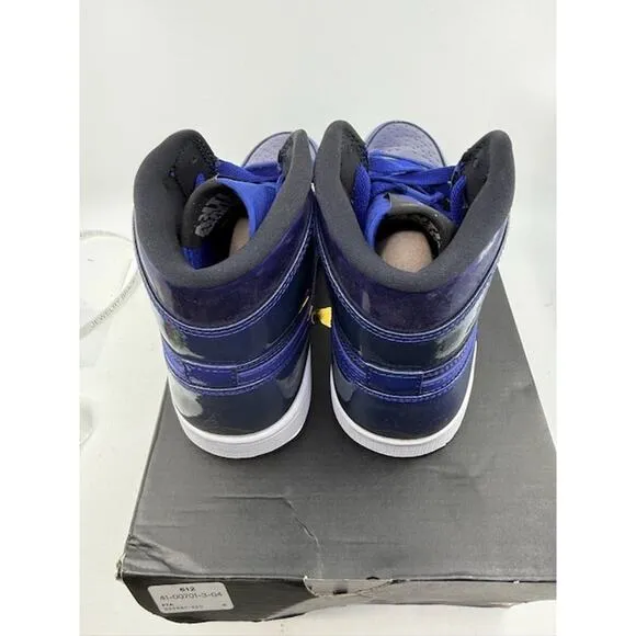 NEW Air Jordan 1 Retro High Basketball Shoes 332550-420 Deep Royal Mens Size 8