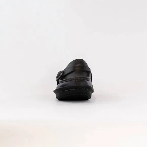 NEW ALEGRIA women's slip ons in oiled ash