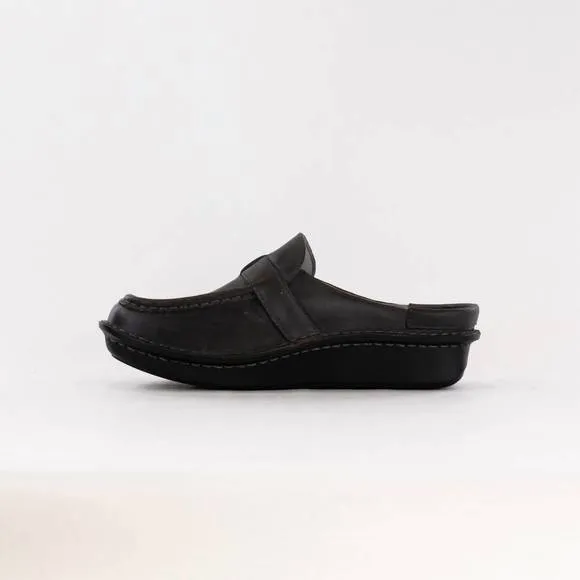 NEW ALEGRIA women's slip ons in oiled ash