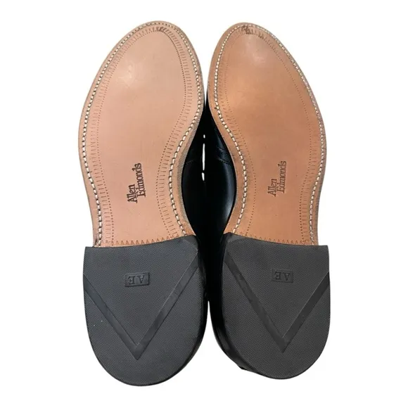 New Allen Edmonds Bridgeton Black Leather Slip-on Tassell Loafer Dress Shoes 8.5