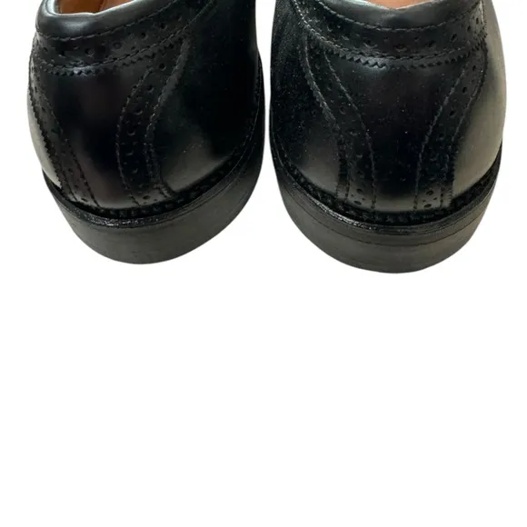 New Allen Edmonds Bridgeton Black Leather Slip-on Tassell Loafer Dress Shoes 8.5