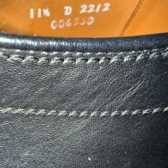 New Allen Edmonds Warren Black Leather Lace-up Men's Oxford Dress Shoes 11.5