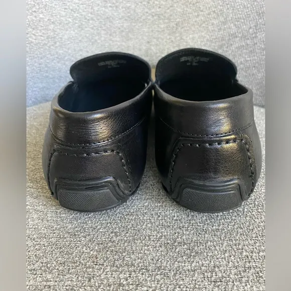 NEW Anthony Veer Cleveland Leather Driver Slip On Loafer Shoes Black Size 13