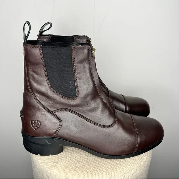 NEW Ariat Size 9D (Medium) Heritage IV Zip Paddock Boot Brown Leather