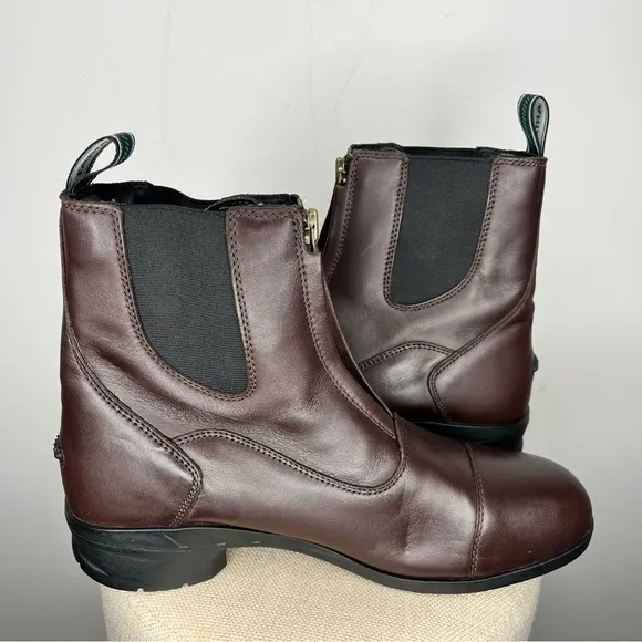 NEW Ariat Size 9D (Medium) Heritage IV Zip Paddock Boot Brown Leather