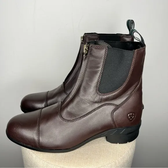NEW Ariat Size 9D (Medium) Heritage IV Zip Paddock Boot Brown Leather