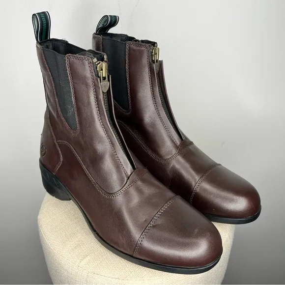NEW Ariat Size 9D (Medium) Heritage IV Zip Paddock Boot Brown Leather